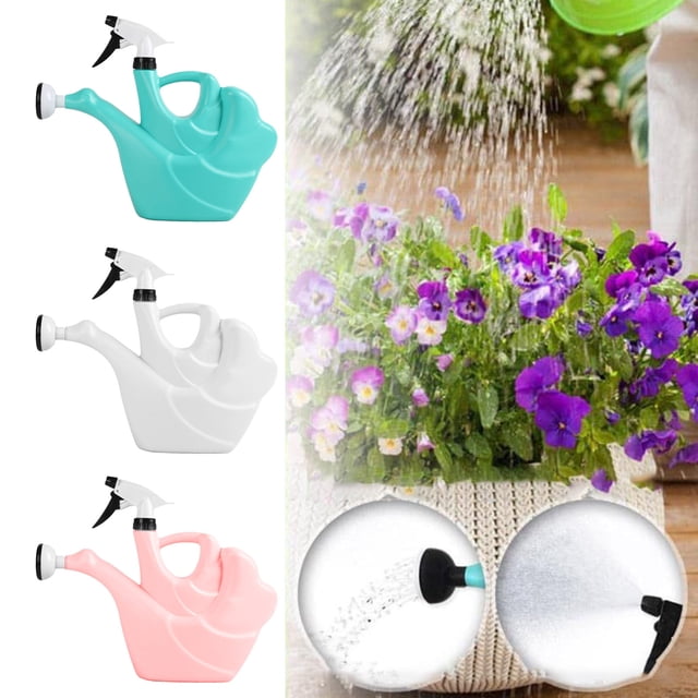 YAOMOBB Watering Sprayer Adjustable Double Nozzle Watering Can Large Capacity Swan Shape Pot for Home Gardening