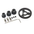 thumbnail image 1 of Juego de engranajes rectos de Metal RC, Kit de engranajes de piñón de Motor 52T 15T 17T 19T para coche Traxxas Slash RC, 1 of 8