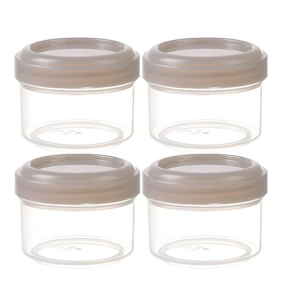 ACDANC Leakproof Baby Food Storage-4Container Set, Small Plastic Containers With Lids, Lock In ness, Nutrients, & Flavor, Freezer & Dishwasher Friendly, Snack Container