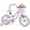 Purple, variant on OLAKIDS Kids Bike, 12 14 16 18 20 Inch Mermaid Theme Toddler Children Bicycle for Girls with Training Wheels Basket Streamers Adjustable Handlebar Seat Coaster Brake