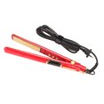 thumbnail image 3 of Plancha de pelo inteligente temperatura constante mango ergonómico plancha plana roja enchufe UE 100-240V, 3 of 5
