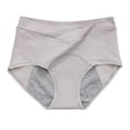 thumbnail image 2 of Gibobby Ropa interior termica Cómodas bragas a de de cintura alta en forma de V para mujer(Gris， XXXXXL), 2 of 3