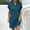 Green, variant on Plus Size Dress Short Sleeve V Neck Date Night Dress 2026 Summer Solid Color Regular Fit Stretchy Holiday Party Dress for Work and Office Gray L
