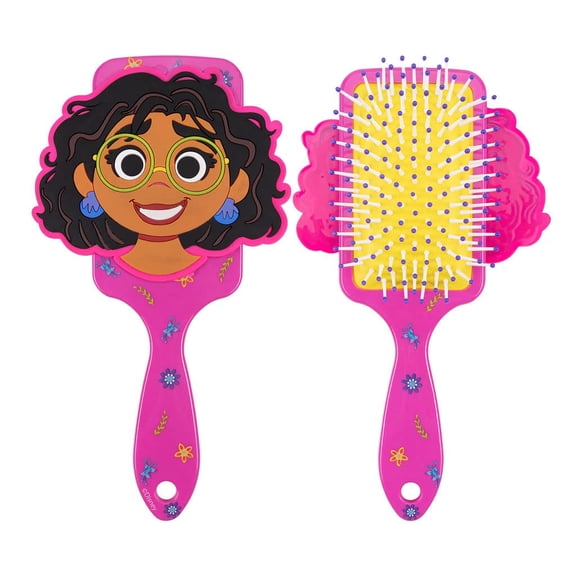 Encanto Hair Brush - Strong Handle With a Strong Handle & Soft Bristles on a Soft Cushion.- Large Detangling Brush for Wet or Dry Hair Curley - Thick - Long - Short Hair - recommended for Ages 3 