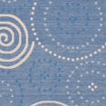 thumbnail image 2 of Safavieh Courtyard Blue Indoor Outdoor Rug - Square 7'10", 2 of 3