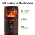 thumbnail image 3 of HiBREW H4C Ultra Portable Espresso Maker, 51mm Electric Coffee Machine, USB-C Rechargeable, Adjustable Temp & Extraction, 3 of 11