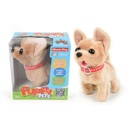 Cute Somersault Little Puppy - Barks, Sits, Walk, Tail-Wagging . Automatic Walking Forward And Backward ,PIush Animal