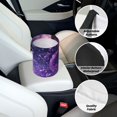 thumbnail image 6 of Kdxio Purple Bubble Abstract Art Car Trash Can Garbage Car Accessories Trash Can Car Waste Bin for for Driver and Passenger Any Vehicle, 6 of 7