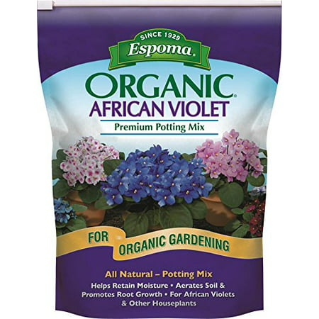 AV4, Organic African Violet Potting Mix, 4-Quart, Contains a rich blend of Only the finest natural ingredients no synthetic plant foods or chemicals By