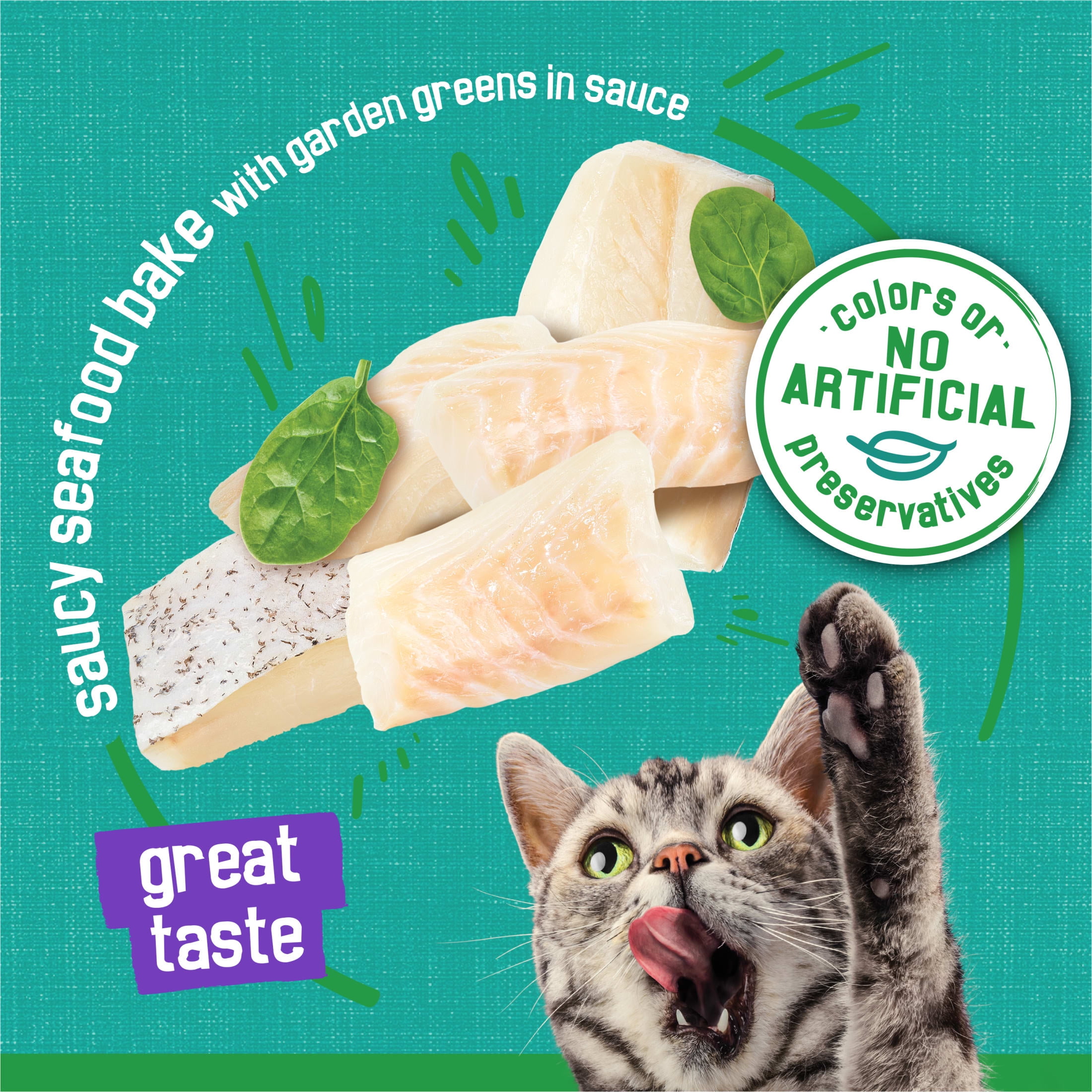 (12 pack) Purina Friskies Indoor, Saucy Seafood Bake, Wet Cat Food, 5.5 oz Can