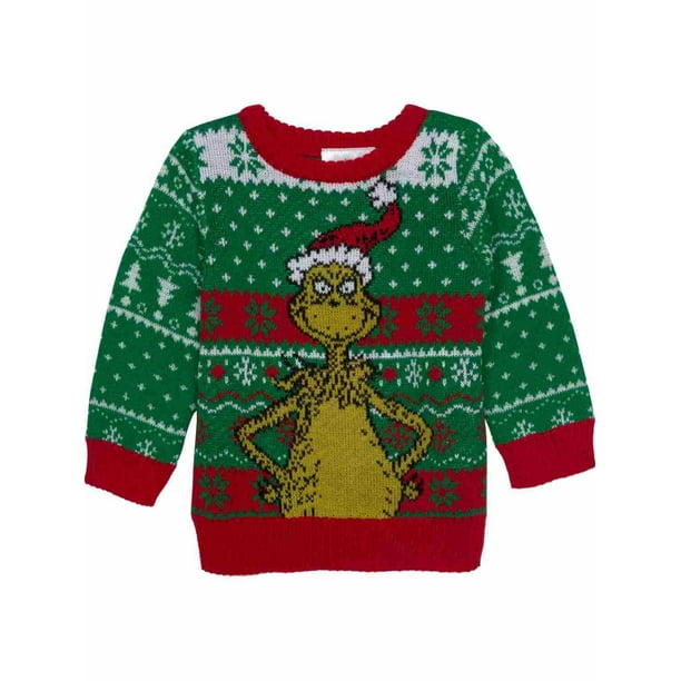 Dr. Seuss' The Grinch Infant Boys Green & Red The Grinch Christmas The Grinch Christmas Sweater