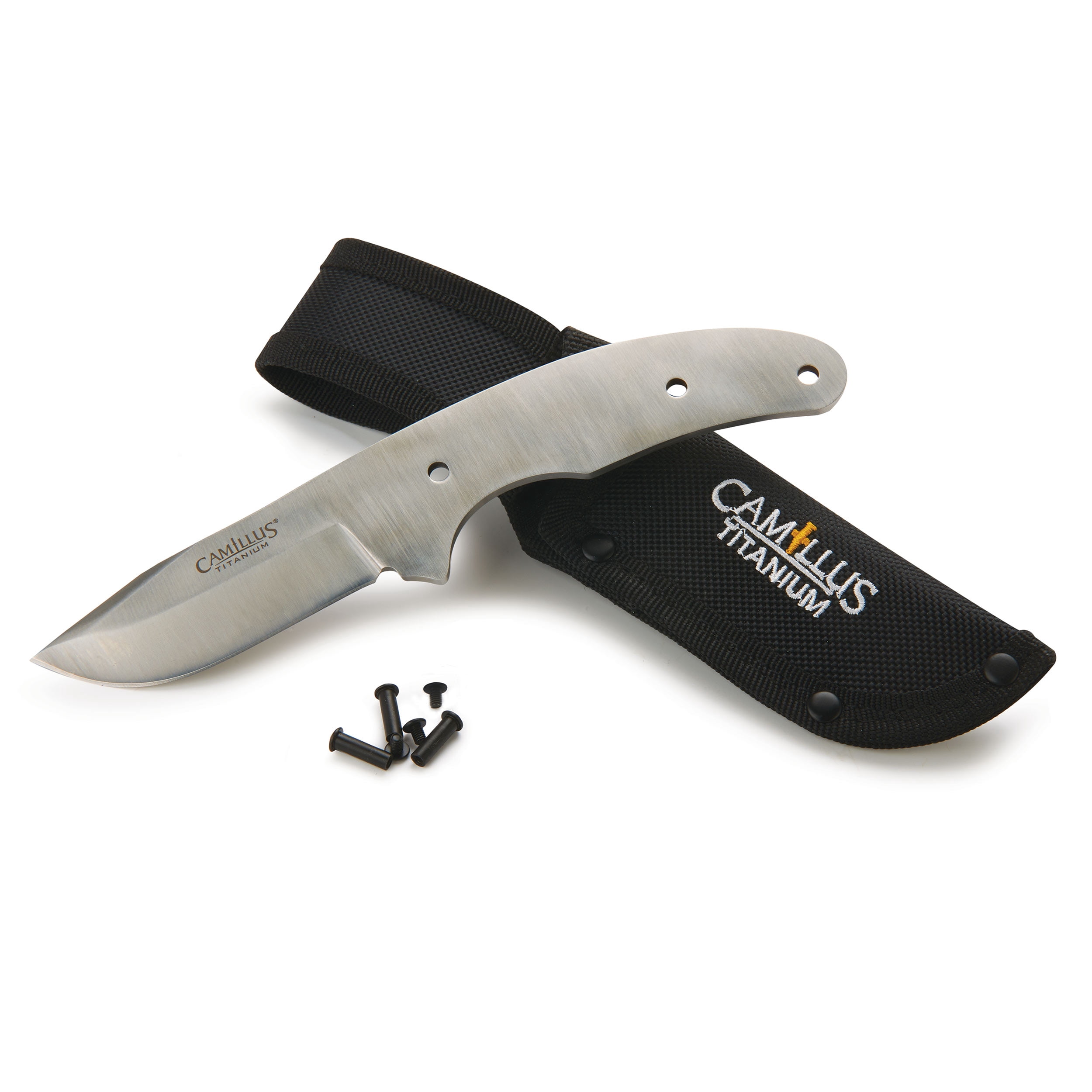 Camillus Balkus Fixed Blade Knife for Hunting and Fishing - Unfinished Kit – Handle Material Sold Separately