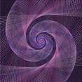 thumbnail image 1 of Ahgly Company Machine Washable Indoor Square Transitional Deep Purple Area Rugs, 6' Square, 1 of 7