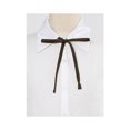 thumbnail image 6 of INSPIRE CHIC Solid Color Bowtie Bowknot For Women Men Self Tie Bow Ties Neckwear Coffee One Size, 6 of 6