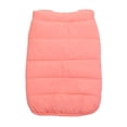 thumbnail image 2 of Flmtop Bulldog Solid Color Cotton Vest Button Closure Jacket Dog Clothes Pet Supplies Watermelon Red, 2 of 9
