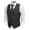 Black, variant on Men's Casual Business Vests Lightweight Waistcoat Slim Fit Suit Vest