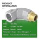 thumbnail image 2 of Hose Swivel 360 Rotating Connector For Nozzle Multi Plane Plane Swivel 3/4 Inch Banmo, 2 of 5