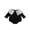 Black, variant on LYMAYTER Infant Baby Girls Romper Long Sleeve Lace Peter Pan Collar Newborn Fall Winter Clothes 3-24M