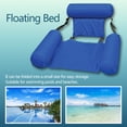 thumbnail image 4 of Cama Flotante Piscina Inflable Water Longue Con Respaldo (Azul Oscuro), 4 of 9