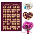 thumbnail image 3 of The Adventure Chanllege 100 AMOR LAS FECHAS PRESENTES DE TAMIENTO de San Valentín Scratch off Cartel Hermosos iconos en bolsas Paquete para amantes adultos Base roja kenally HA028200-02, 3 of 7