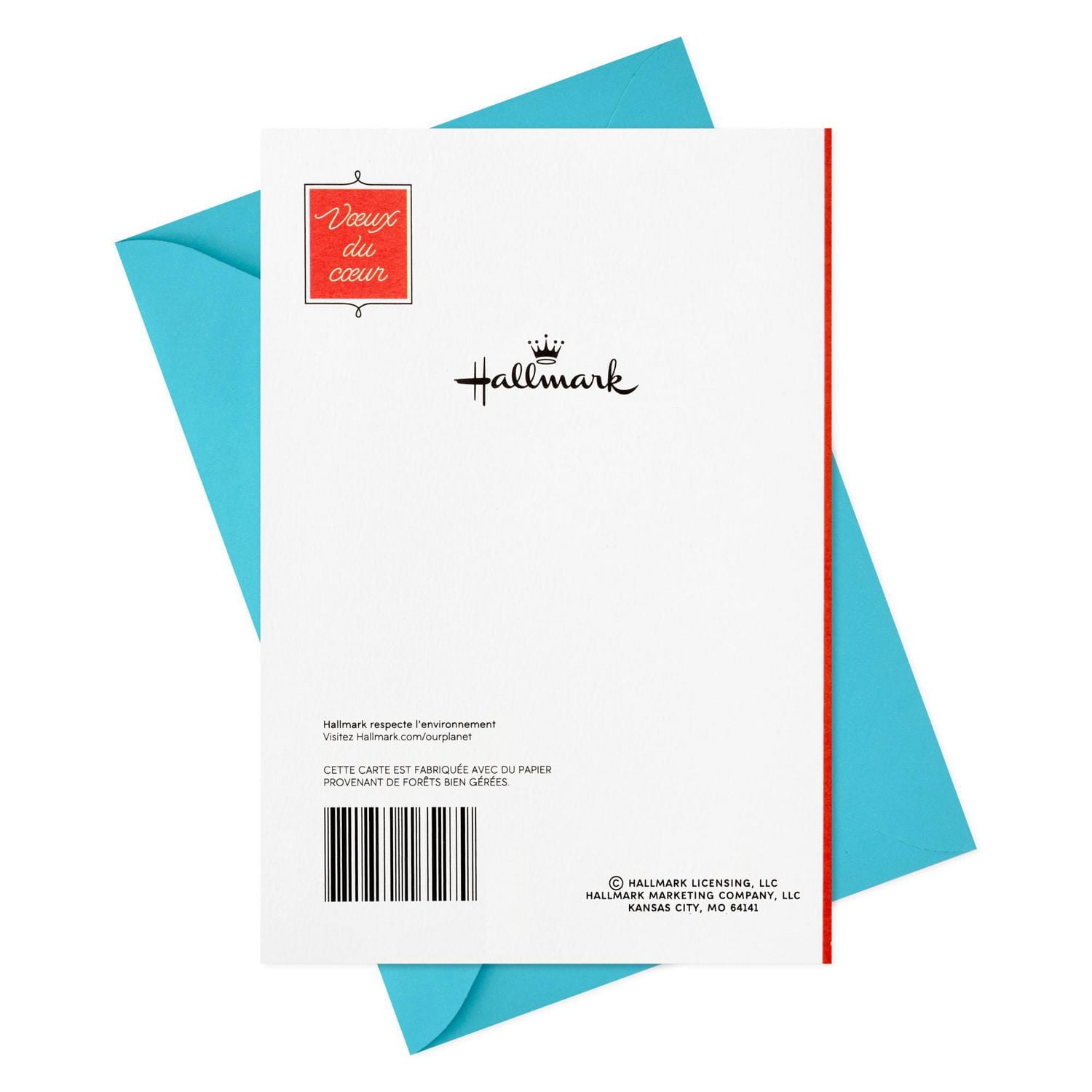 Carte de remerciement – Hallmark (Mille mercis)