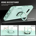 thumbnail image 4 of SaniMore for Google Pixel 7A Multi-Functional Case, 3-Layer Protection Magnetic Cover Support Car Mount & 360° Rotatable Metal Ring Kickstand Full Body Shockproof Protective Shell, Green, 4 of 7