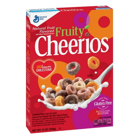 UPC 016000275546 product image for Fruity Cheerios Gluten Free Breakfast Cereal, 12 oz | upcitemdb.com