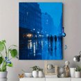 thumbnail image 4 of Parisian Streetscape Oil Painting Canvas Print Wall Art for Living Room Office Hotel Cafe, 4 of 8
