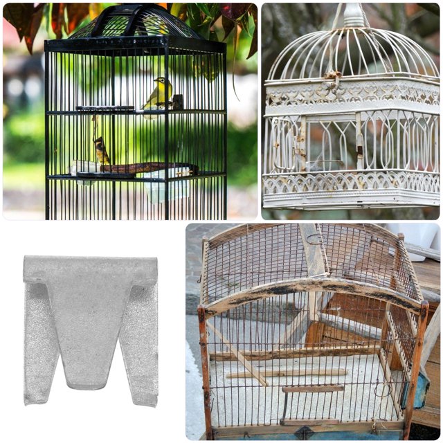 FOMIYES Clips De Para Jaulas De Mascotas En Plata Con Aplicación