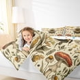 thumbnail image 4 of Feelyou Cartoon Bee Animal Bedding Comforter Set, Mushroom Leaf Plant Twin Comforter Sets, Vintage Western Countryside Reversible Bedding Set, Breathable Home Decor, 2-Piece, 4 of 8