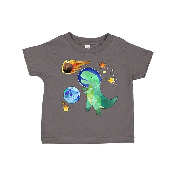 Inktastic Tyrannosaurus Rex Vs. Meteor Fun Space Dinosaur Boys or Girls Toddler T-Shirt