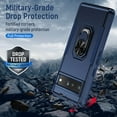 thumbnail image 4 of KOMI pour Google Pixel 8, Étui avec Protecteur d'Écran, Béquille Anneau Réglable à 360° Intégrée, Protection Militaire, Armure Antichoc - Vert, 4 of 5