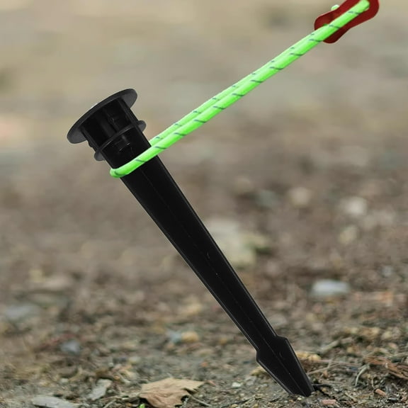 COSMOBETTY Solar Light Stakes Threaded Spike 4Set 8.3x1.7x1.7in