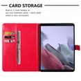 thumbnail image 2 of for Samsung Galaxy Tab A7 Lite 8.7 Inch 2021 Model (SM-T220/T225/T227) Case, Embossed Cat & Tree PU Leather Retro Shockproof Magnetic Clasp Wallet Card Slots Folio Kickstand Cover, Red, 2 of 6
