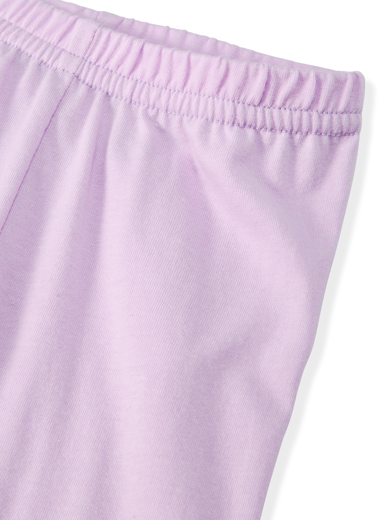 Garanimals Newborn & Baby Girl Cotton Joggers, Solids & Prints, 4-Pack, Sizes 0 - 24M
