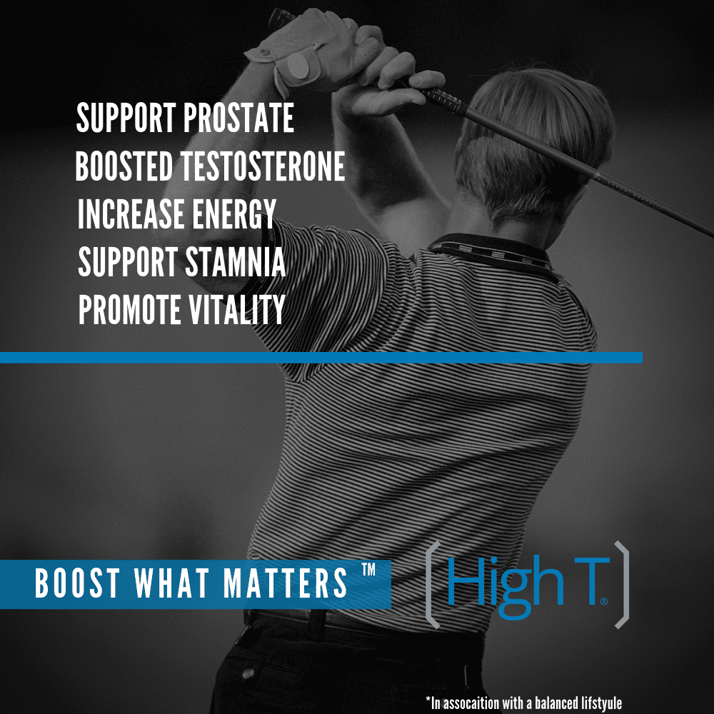 High T Senior+ Prostate & Testosterone Support Natural Testosterone Support 90 Capsules