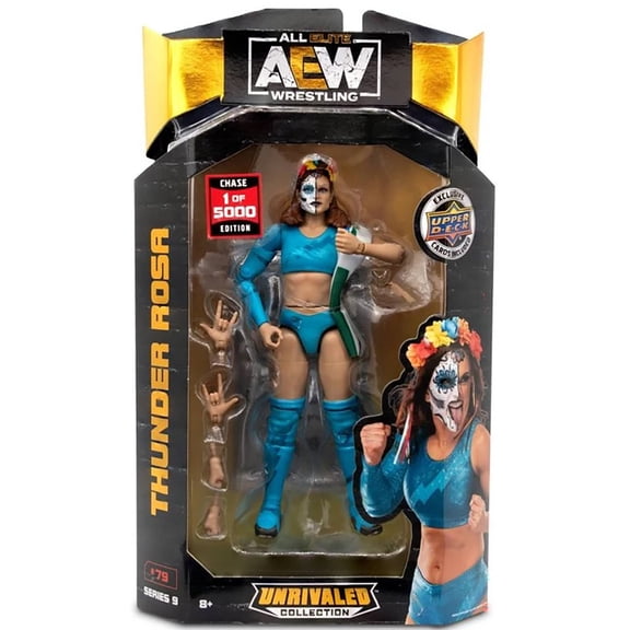 (Chase 1 of 5000) Thunder Rosa - AEW Unrivaled 9 Jazwares AEW Toy Wrestling Action Figure