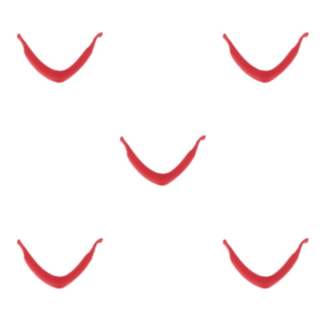 maskred Rétenteur de Lunettes Durable Sangle Lunettes Flotteur Cordon Rouge 43cm 5ensemble