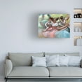 thumbnail image 2 of Trademark Fine Art Edgar Degas Four Ballerinas on the Stage Canvas Wall Art - 24x32, 2 of 5