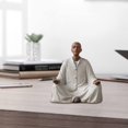 thumbnail image 1 of ⚡ Big Sale ! Small Monk Statue Purple Clay Pattern Table Center Buddha Decoration For Car Fireplace Decor, 1 of 9