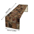 thumbnail image 4 of Deer and Bear Country Cottage Farmhouse Style Decorative Table Runner for Kitchen Dining Room Home, 4 of 7