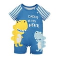 thumbnail image 3 of guohui Baby Short Sleeve Rompers Baby Shower Gifts with Dinosaur Print Infant Coveralls 12 to 18 Month, 3 of 9