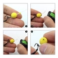 thumbnail image 4 of 10 piezas de tapones para el pelo de la pesca de carpa, para boilies de bagre y maíz, accesorios Amarillo, 4 of 6