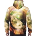 thumbnail image 7 of Uemuo Yin Yang 1 Pattern Men's Hoodie - Casual Pullover Hoodie with Kangaroo Pocket, Stylish Hooded Sweatshirt for Everyday Wear-XX-Large, 7 of 7