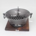 thumbnail image 3 of LOVIVER Multifunctional BBQ Wooden Shelf Grate Lightweight Tabletop Grill Griddle for, 3 of 8