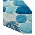 thumbnail image 4 of Chesapeake Pebbles Arctic Blue Bath Runner (24"x60"), 4 of 5