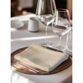 thumbnail image 6 of Orange Brown Cloth Napkins Set of 8 Reusable Dinner Napkins, Modern Abstract Art Ombre Striped Cocktail Napkin Washable Table Napkins for Wedding/Holiday Party/Baby Shower 20"x20", 6 of 7