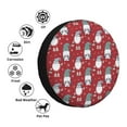 thumbnail image 4 of Goofa Gnome And Snowflakes Pattern Universal Tire Cover for Jeep, SUV, Truck, and Trailer – Waterproof, UV-Resistant,Easy to Install, Fits 14"-17" Tires-14 inch, 4 of 6