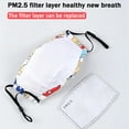 thumbnail image 4 of jesticaly Children Mask Filter Cartoon Cotton Mouth Face Cover Filters Accessory 1pc Little dinosaur+breathing valve 1Set, 4 of 6