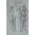thumbnail image 3 of Victor-François-Eloi Biennourry 13x18 Black Modern Framed Museum Art Print Titled - The Mocking of Christ (1852), 3 of 5